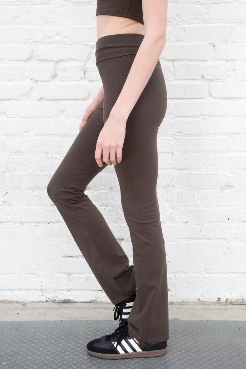 Pantalon Brandy Melville Priscilla Marron Foncé | RBZ-55494691